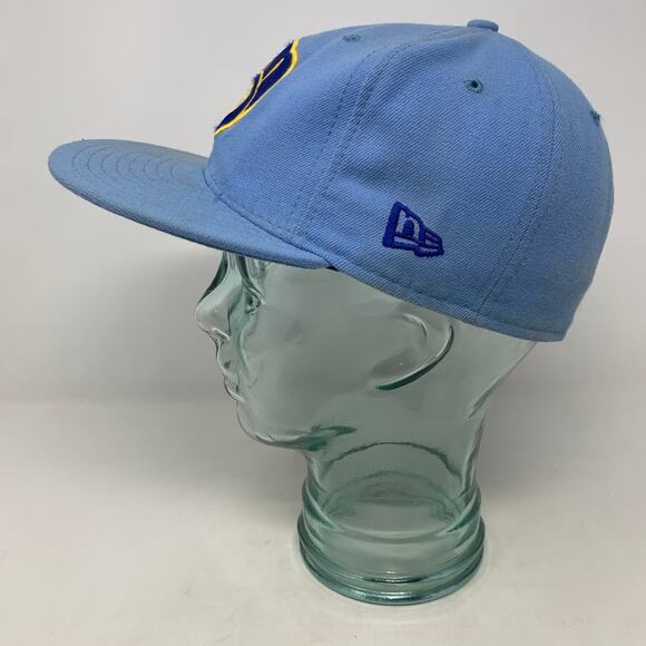 New Era 90s Cooperstown Collection Milwaukee Brewers Fitted Hat 7 1/8 - Picture 3 of 7